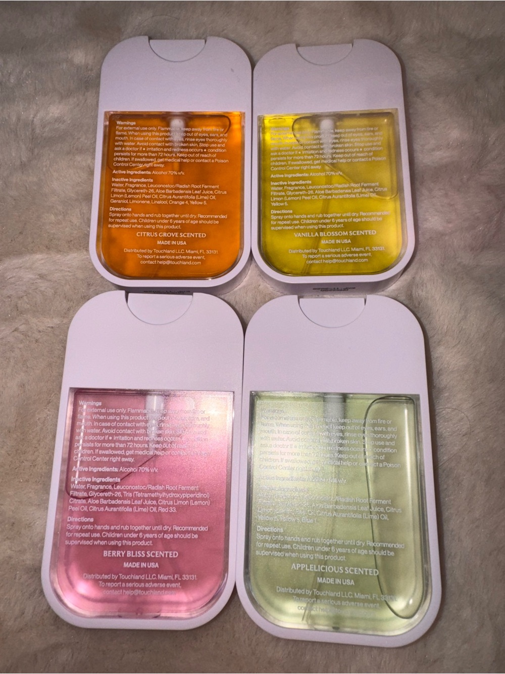 Touchland hydrating hands senitizer set of 4 - Picture 4 of 4